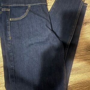 Dark Blue Denim Jeans jeggins size 12 old navy new never used